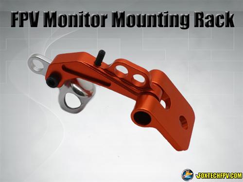 Foxtech FPV Monitor Mounting Rack (Orange) [FT-FPV-MMR-o]